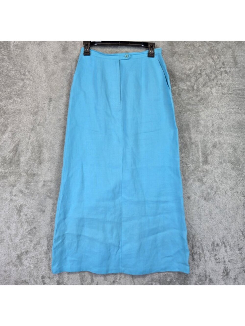 Talbots Sky Blue Long Straight Skirt